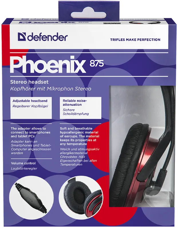 Defender - Гарнітура для пк Phoenix 875