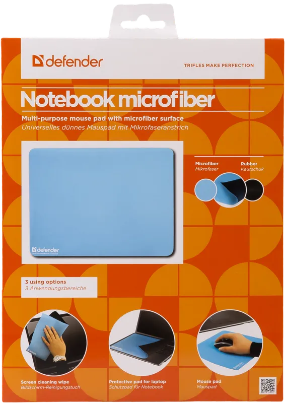 Defender - Дыванок для мышкі Notebook microfiber