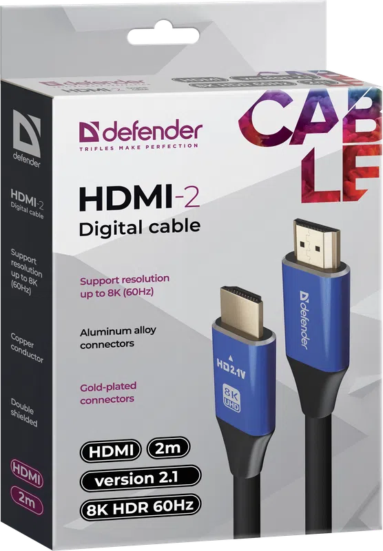 Defender - Лічбавы кабель HDMI-2