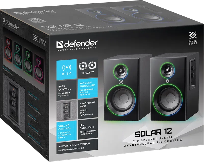 Defender - Акустычная сістэма 2.0 Solar 12