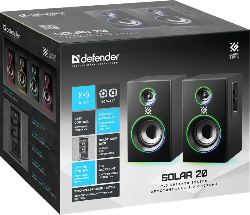 Defender - Акустычная сістэма 2.0 Solar 20