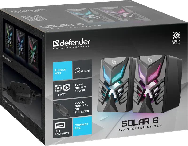 Defender - Акустычная сістэма 2.0 Solar 6