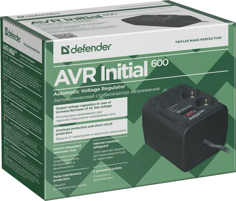 Defender - Аўтаматычны рэгулятар напругі AVR Initial 600