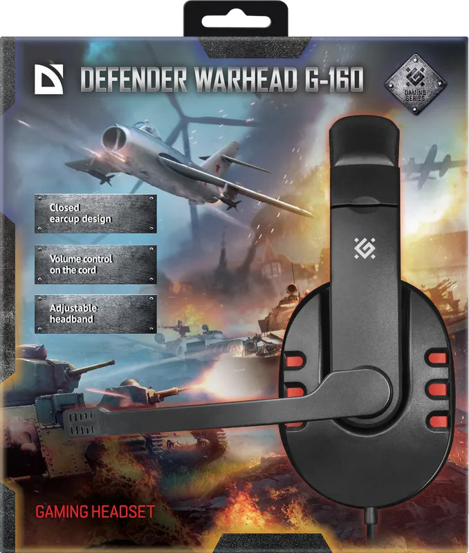 Defender - Гульнявая гарнітура Warhead G-160