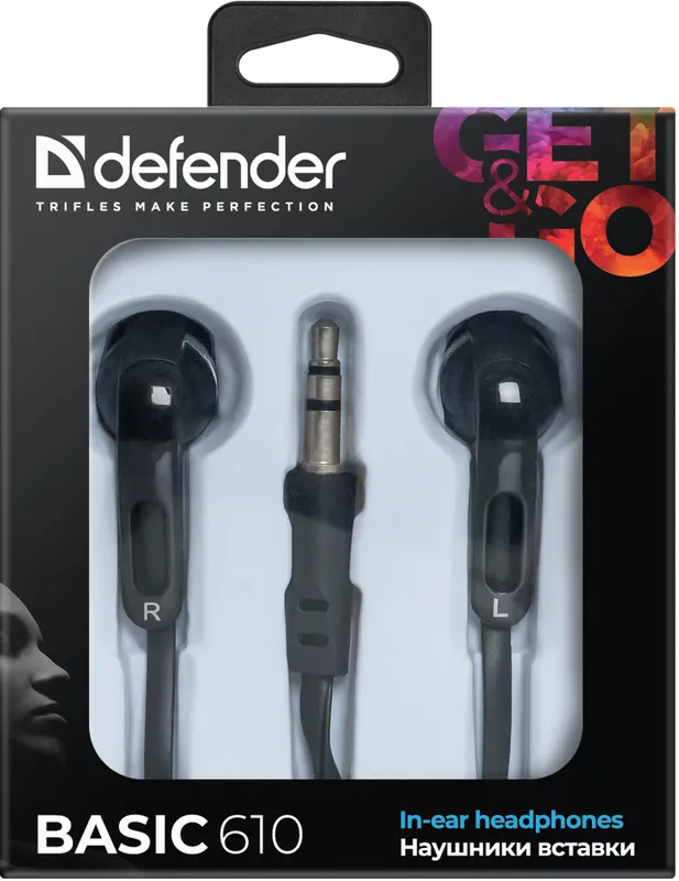 Defender - Навушнікі-ўкладышы Basic 610