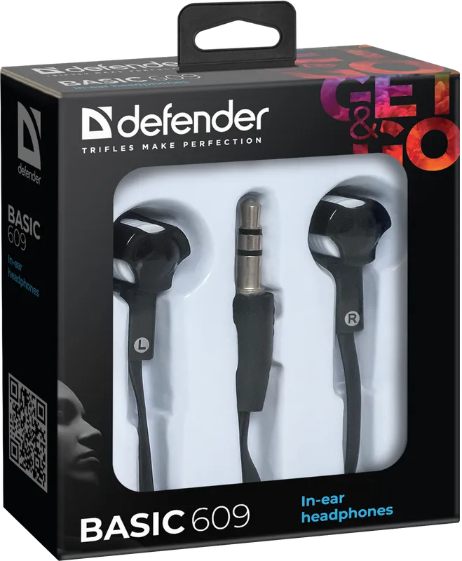 Defender - Навушнікі-ўкладышы Basic 609
