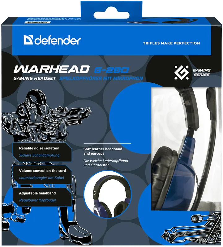 Defender - Гульнявая гарнітура Warhead G-280