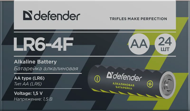 Defender - Шчолачная батарэя LR6-4F