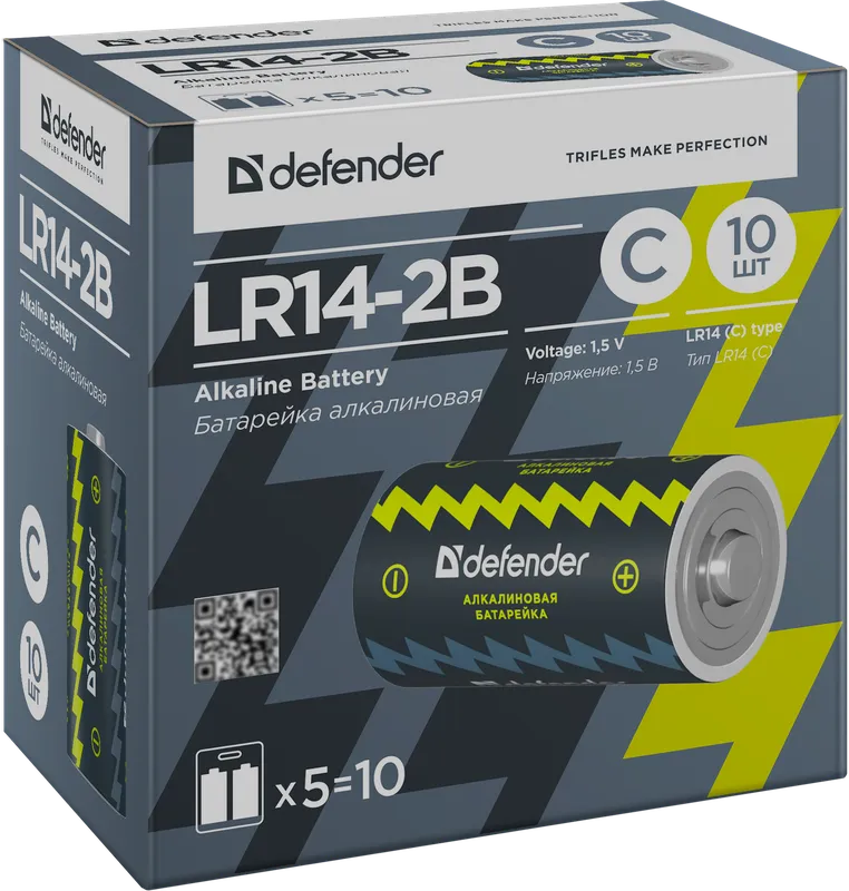 Defender - Шчолачная батарэя LR14-2B