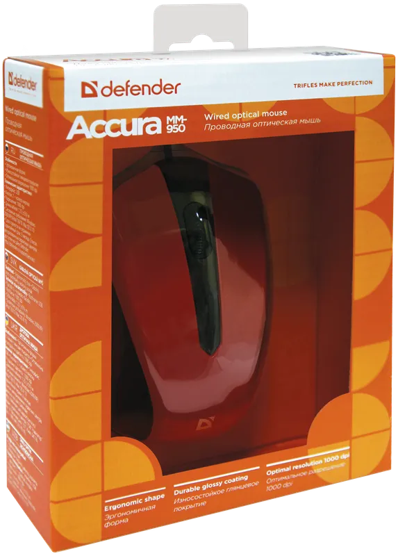 Defender - Правадная аптычная мыш Accura MM-950
