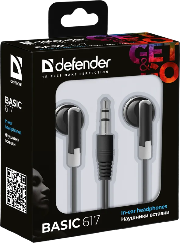 Defender - Навушнікі-ўкладышы Basic 617