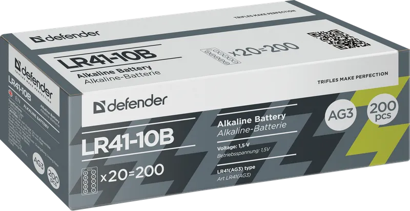 Defender - Шчолачная батарэя LR41-10B