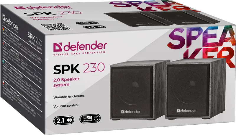 Defender - Акустычная сістэма 2.0 SPK 230