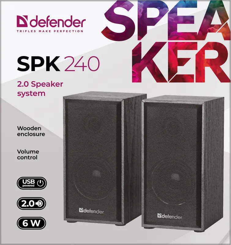 Defender - Акустычная сістэма 2.0 SPK 240