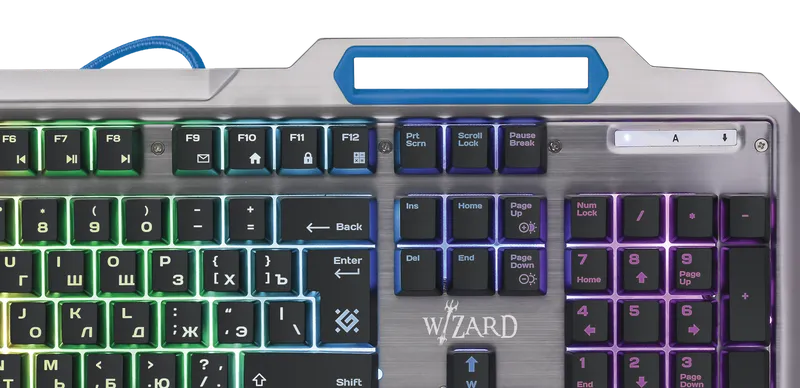 Defender - Правадная гульнявая клавіятура Wizard GK-230DL