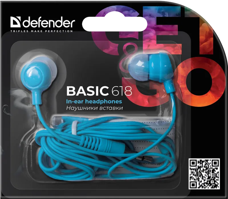 Defender - Навушнікі-ўкладышы Basic 618