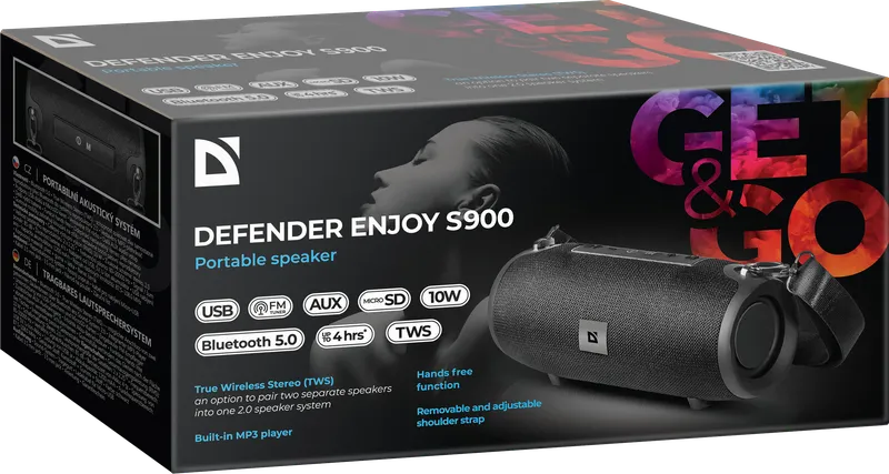 Defender - Партатыўная калонка Enjoy S900