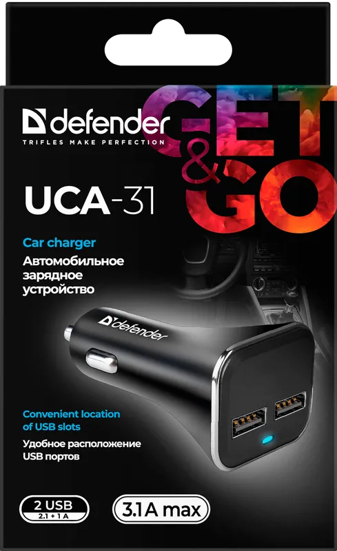Defender - Аўтамабільная зарадная прылада UCA-31