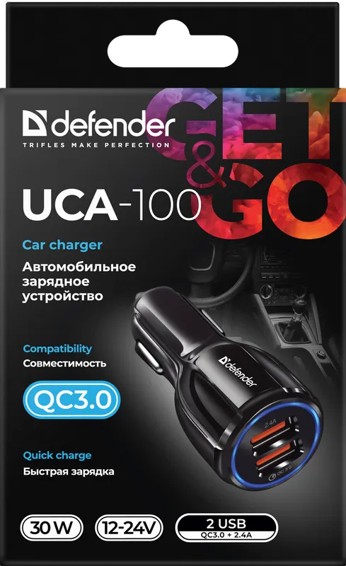 Defender - Аўтамабільная зарадная прылада UCA-100