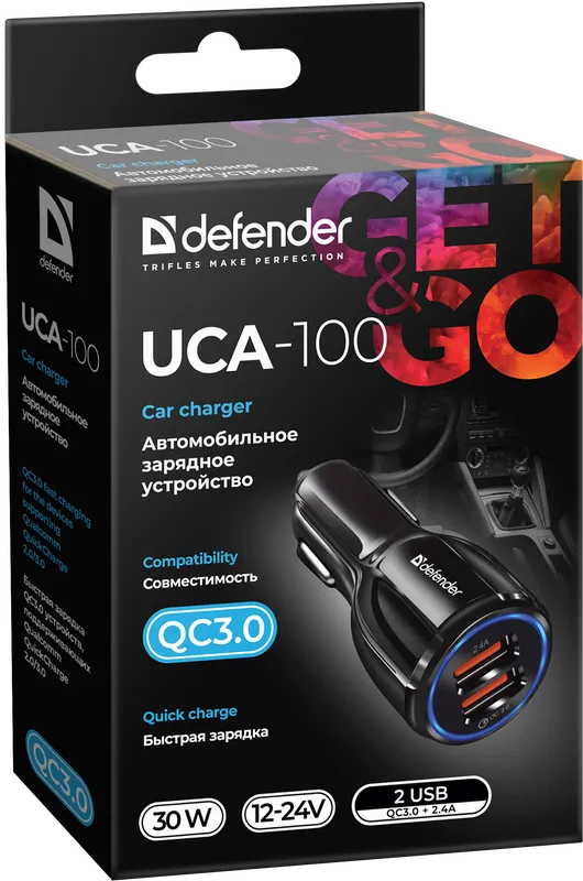 Defender - Аўтамабільная зарадная прылада UCA-100