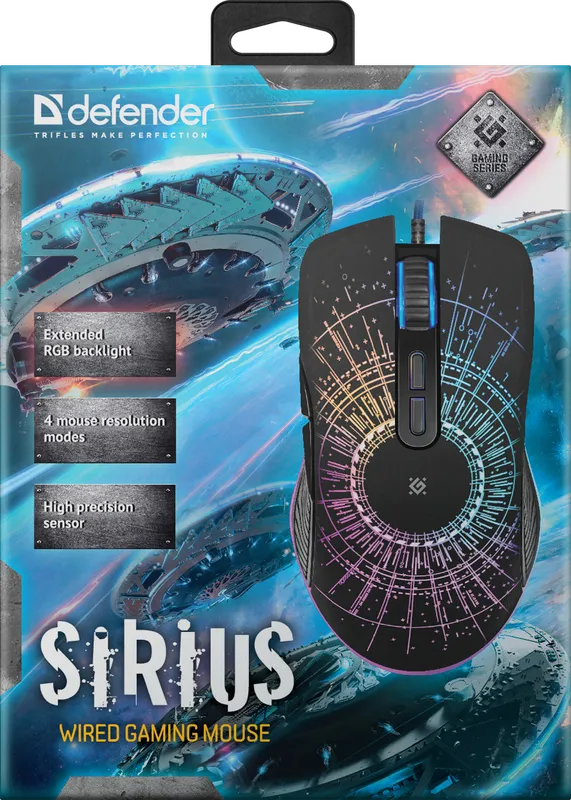 Defender - Правадная гульнявая мыш Sirius GM-660L