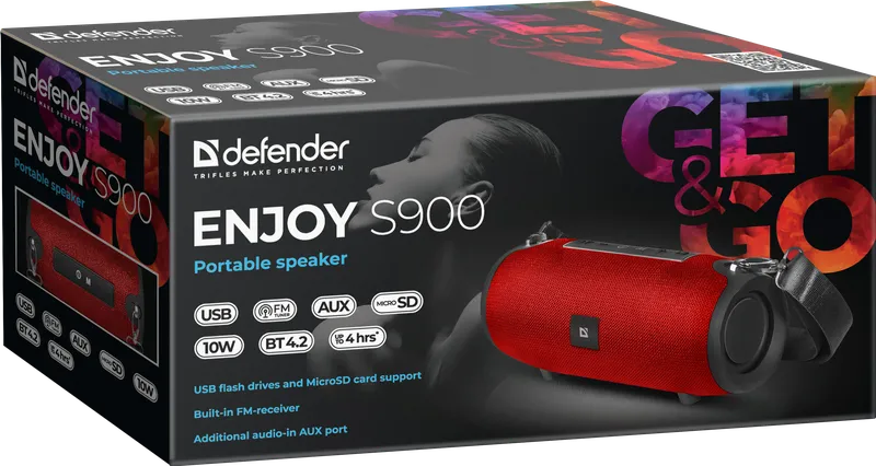 Defender - Партатыўная калонка Enjoy S900