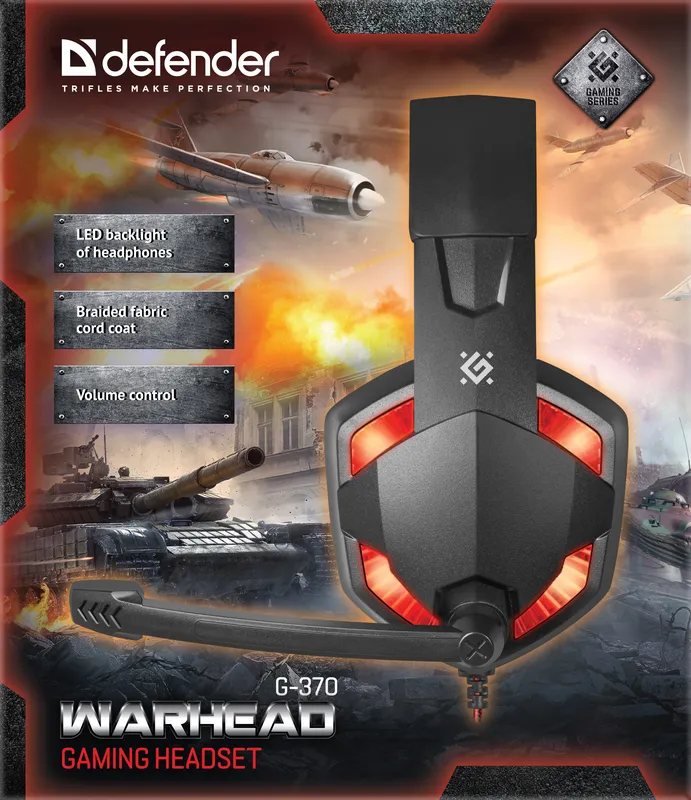 Defender - Гульнявая гарнітура Warhead G-370