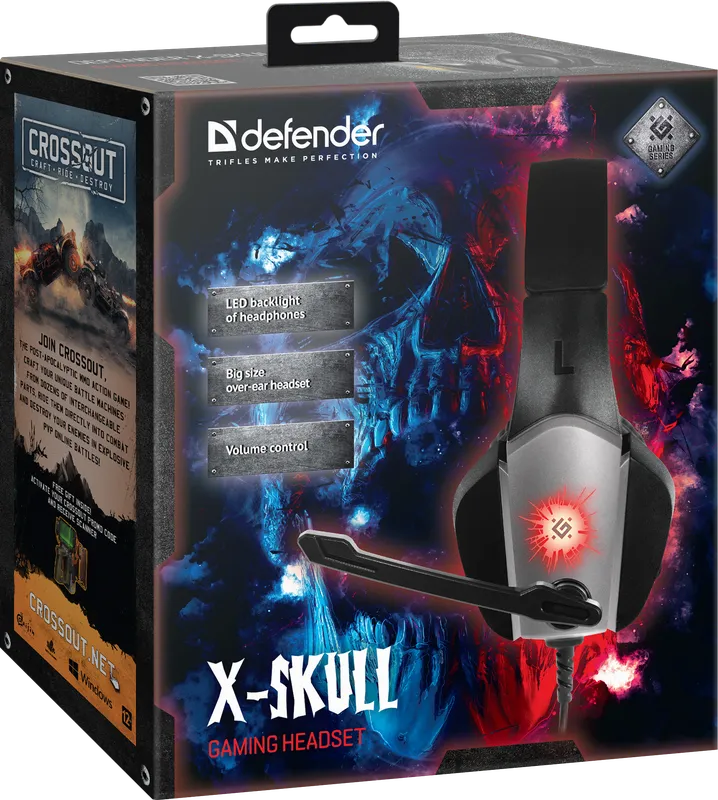 Defender - Гульнявая гарнітура X-Skull