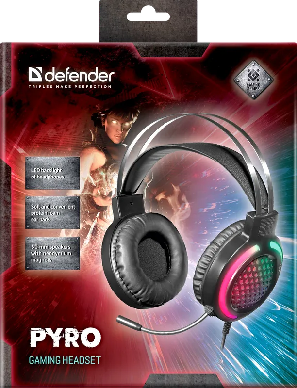 Defender - Гульнявая гарнітура Pyro