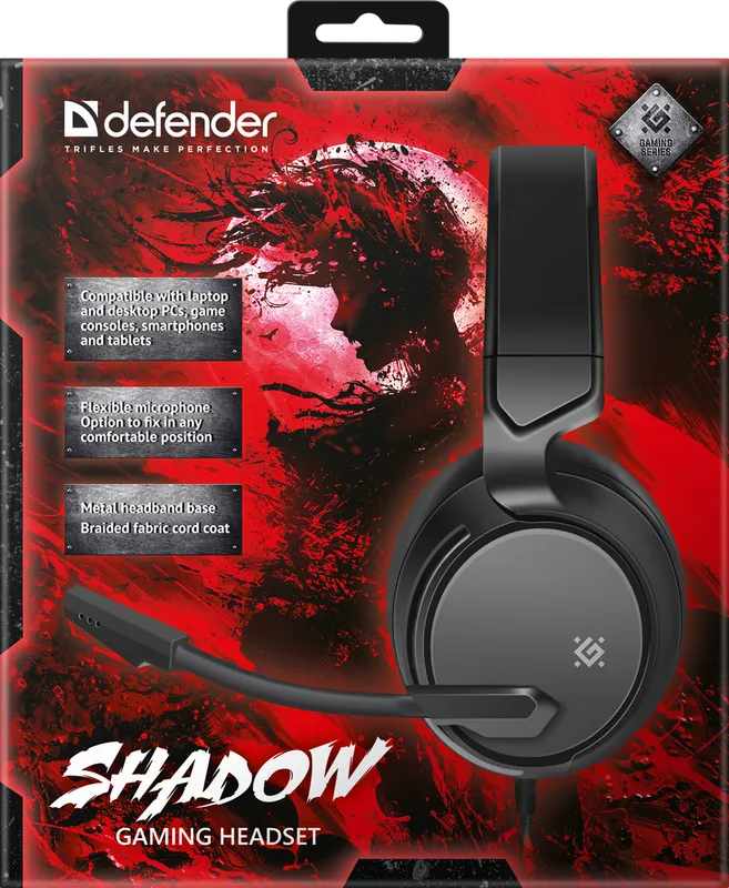 Defender - Гульнявая гарнітура Shadow