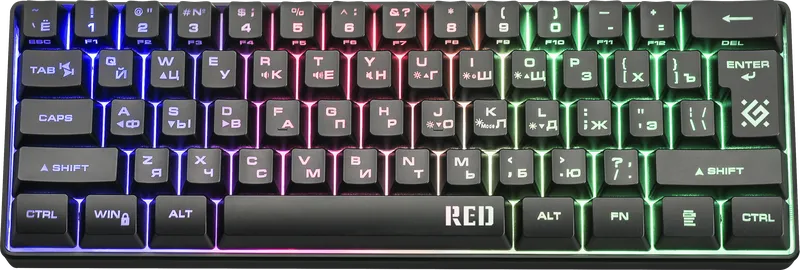 Defender - Правадная гульнявая клавіятура Red GK-116