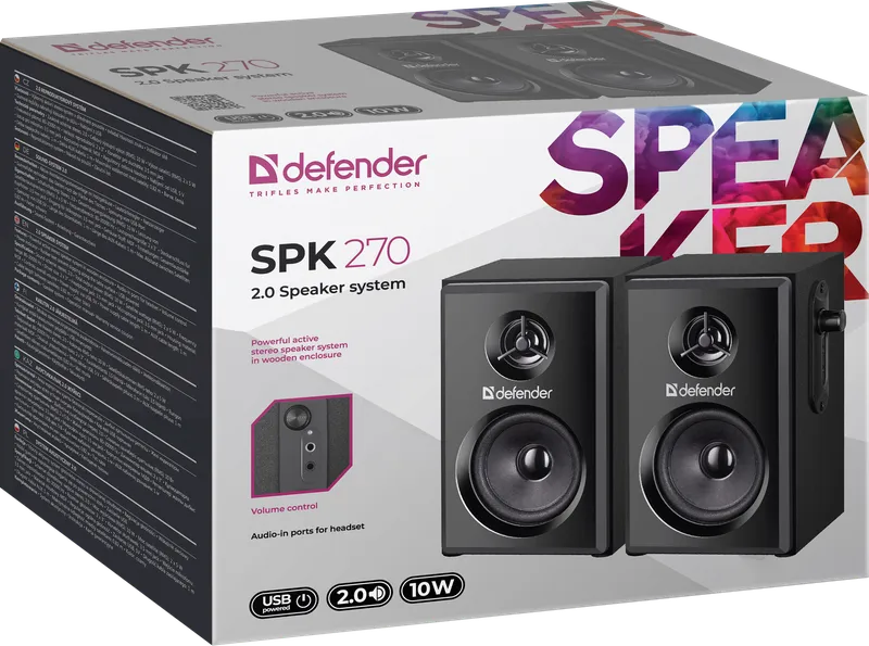 Defender - Акустычная сістэма 2.0 SPK 270