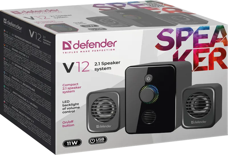 Defender - Акустычная сістэма 2.1 V12
