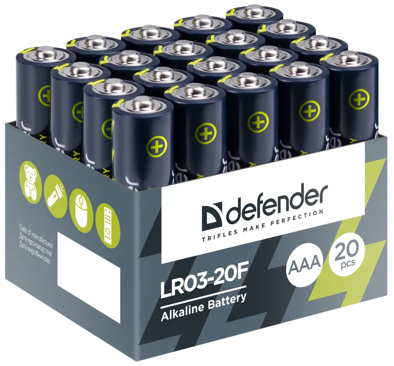 Defender - Шчолачная батарэя LR03-20F