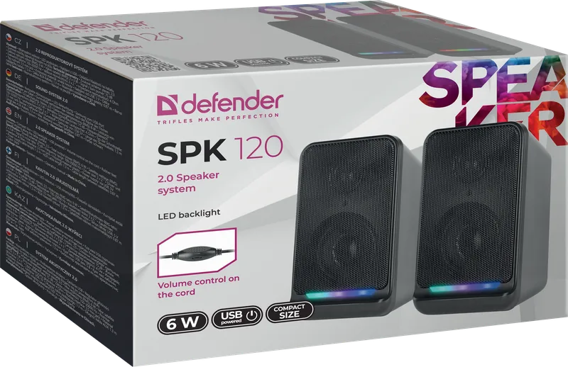 Defender - Акустычная сістэма 2.0 SPK 120