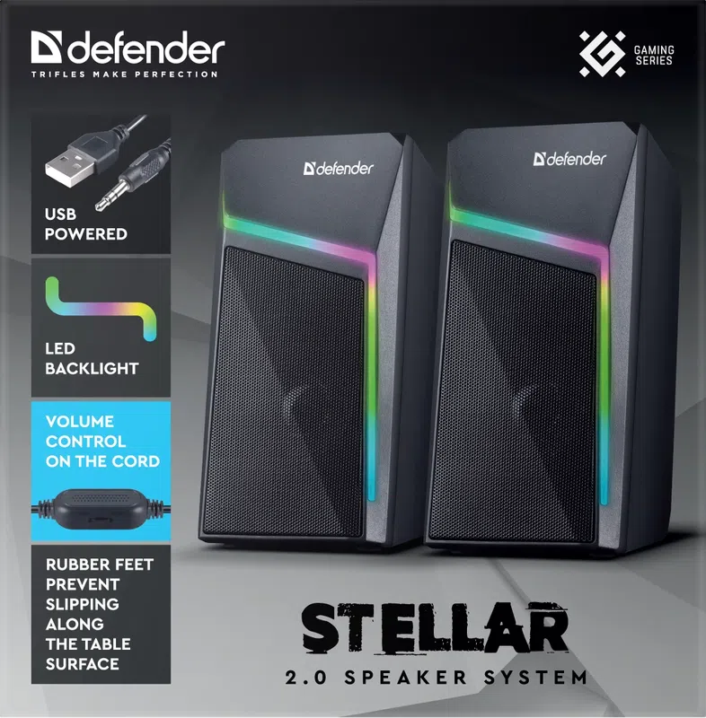 Defender - Акустычная сістэма 2.0 Stellar