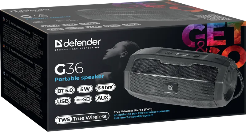 Defender - Партатыўная калонка G36