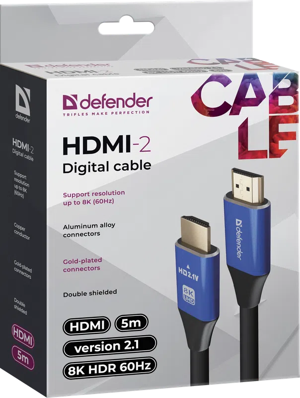Defender - Лічбавы кабель HDMI-2