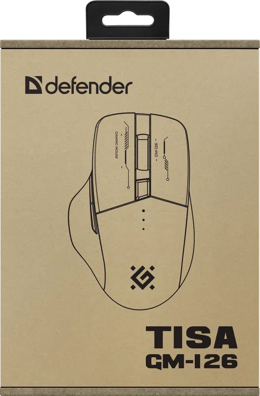 Defender - Бесправадная гульнявая мыш Tisa GM-126