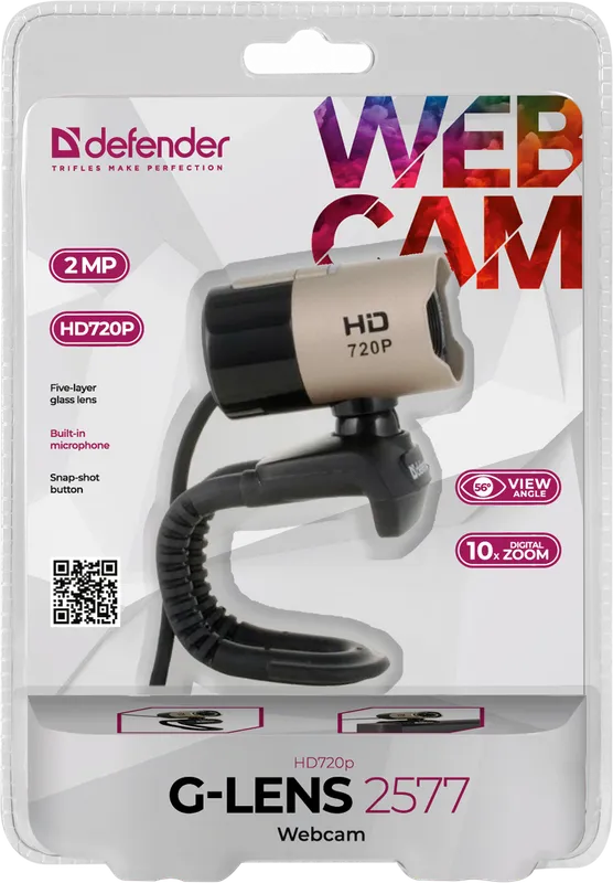 Defender - Вэбкамера G-lens 2577 HD720p