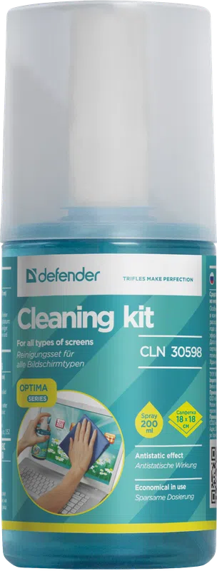Defender - Набор для чысткі экранаў CLN 30598