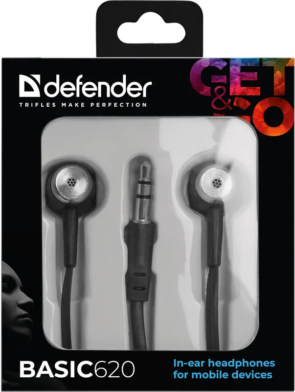 Defender - Навушнікі-ўкладышы Basic 620