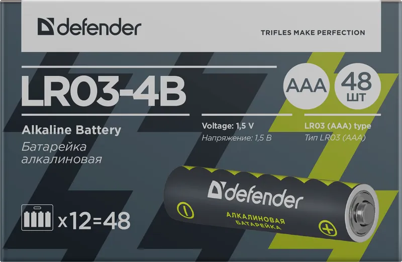 Defender - Шчолачная батарэя LR03-4B