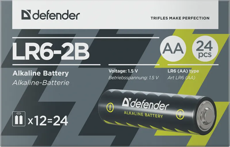 Defender - Шчолачная батарэя LR6-2B
