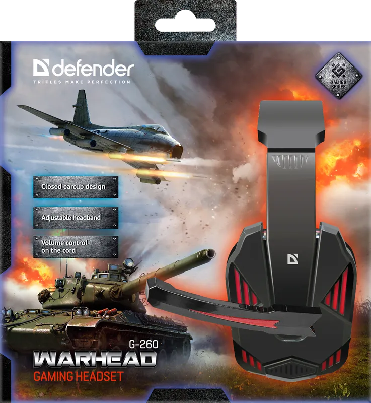 Defender - Гульнявая гарнітура Warhead G-260