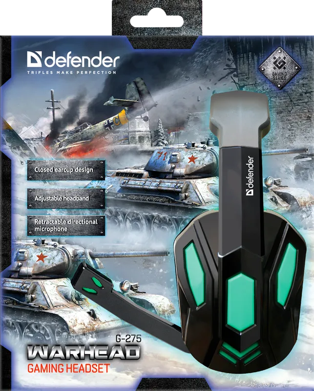 Defender - Гульнявая гарнітура Warhead G-275