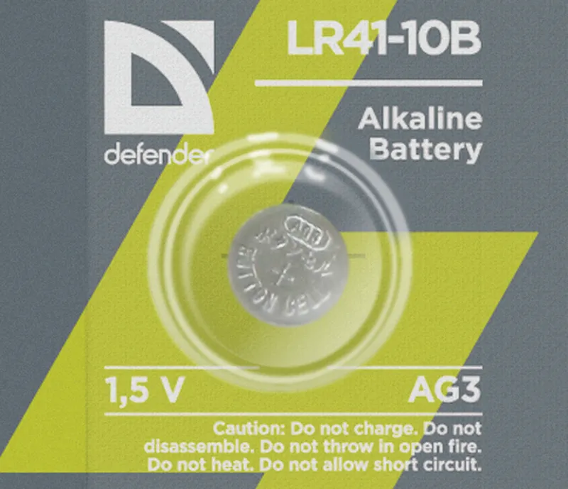 Defender - Шчолачная батарэя LR41-10B