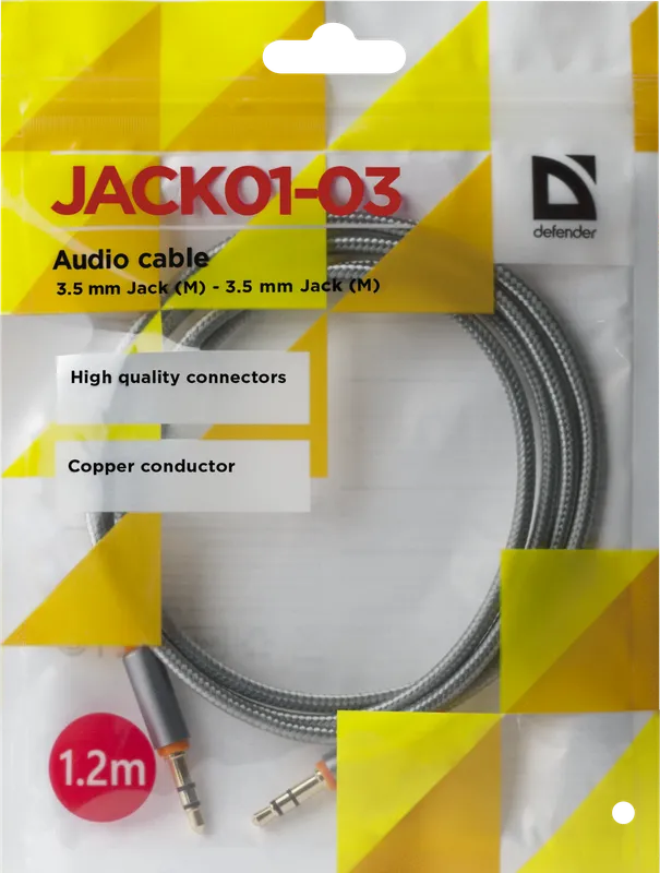 Defender - Аўдыё кабель JACK01-03