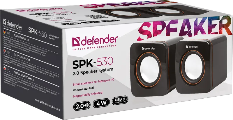 Defender - Акустычная сістэма 2.0 SPK-530 BLACK