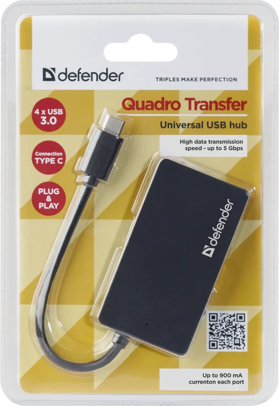Defender - Універсальны USB-канцэнтратар Quadro Transfer
